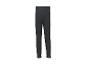 Dunkelgraue gerippte Kinderleggings