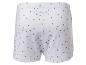 Weiße Boxershorts mit grauen Punkten für Kinder