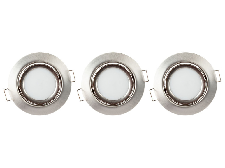 Gehe zu Vollbildansicht: LIVARNO home LED-Einbauleuchten, 3 Stück, mit warmweißem Licht - Bild 3