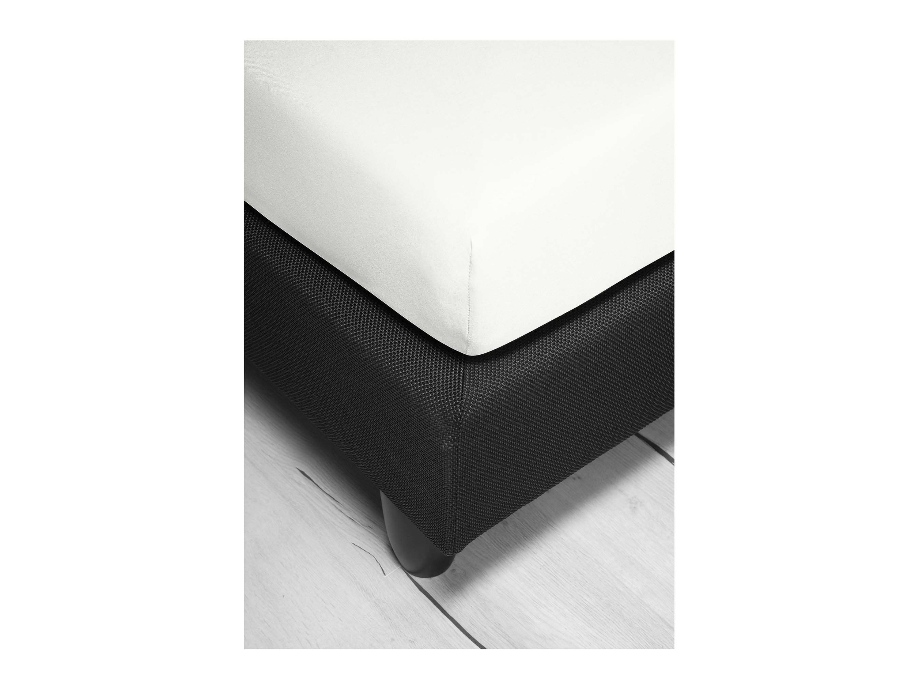 Thumbnail - Bierbaum Jersey Spannbetttuch 1002 (100 x 200 cm, 10 weiss)