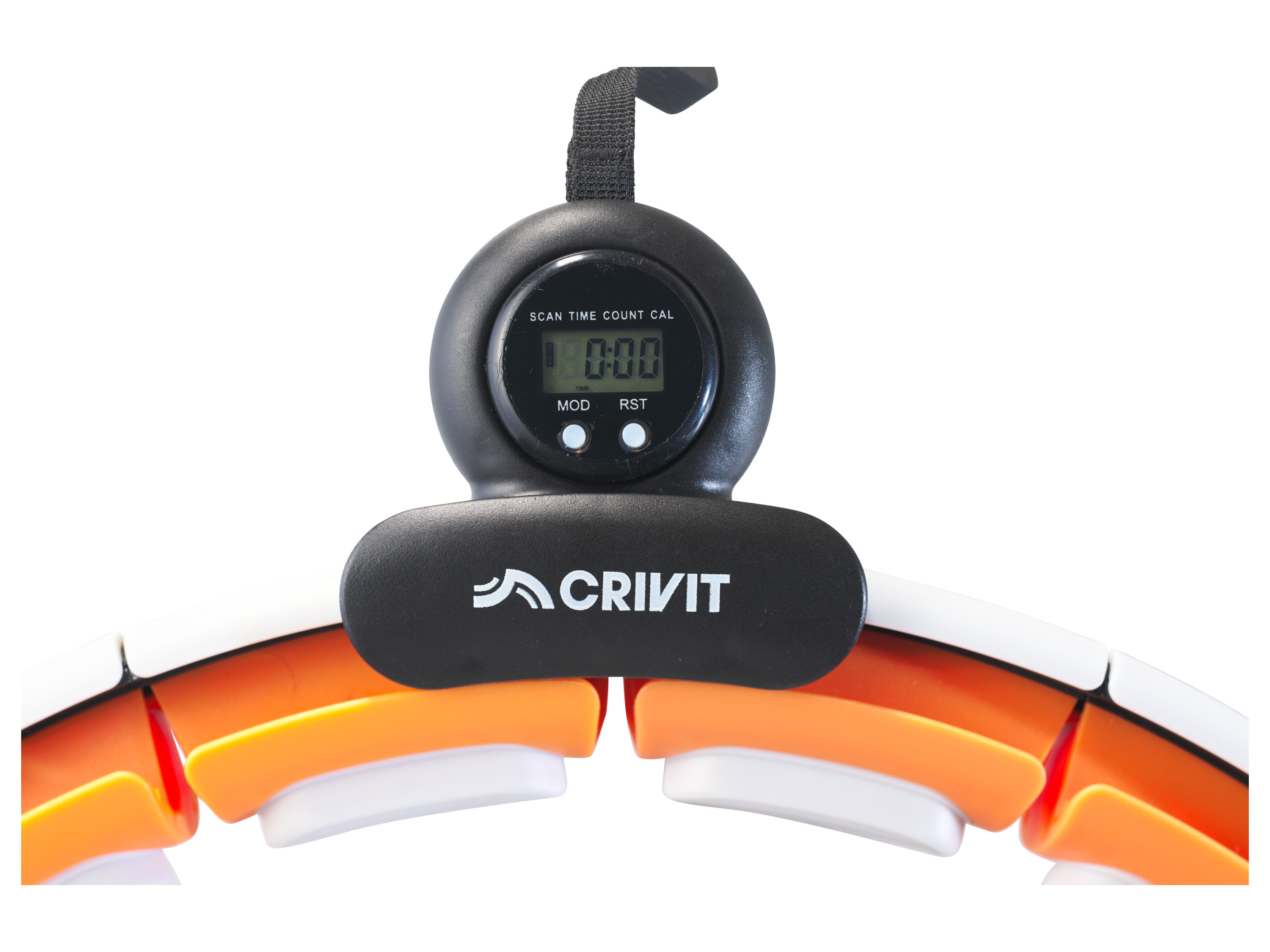 Thumbnail - CRIVIT Hula-Hoop-Reifen mit Gewicht (Orange)