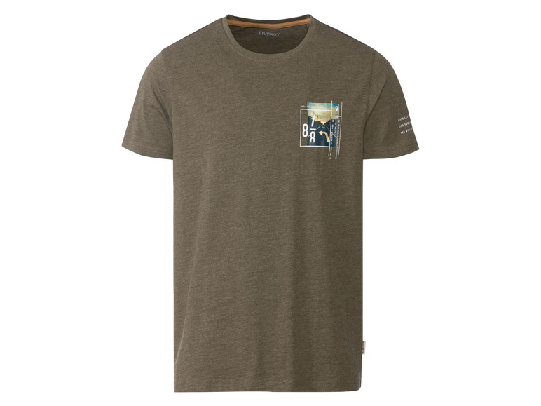 Gehe zu Vollbildansicht: LIVERGY Herren T-Shirt, körpernah geschnitten, mit Print - Bild 5