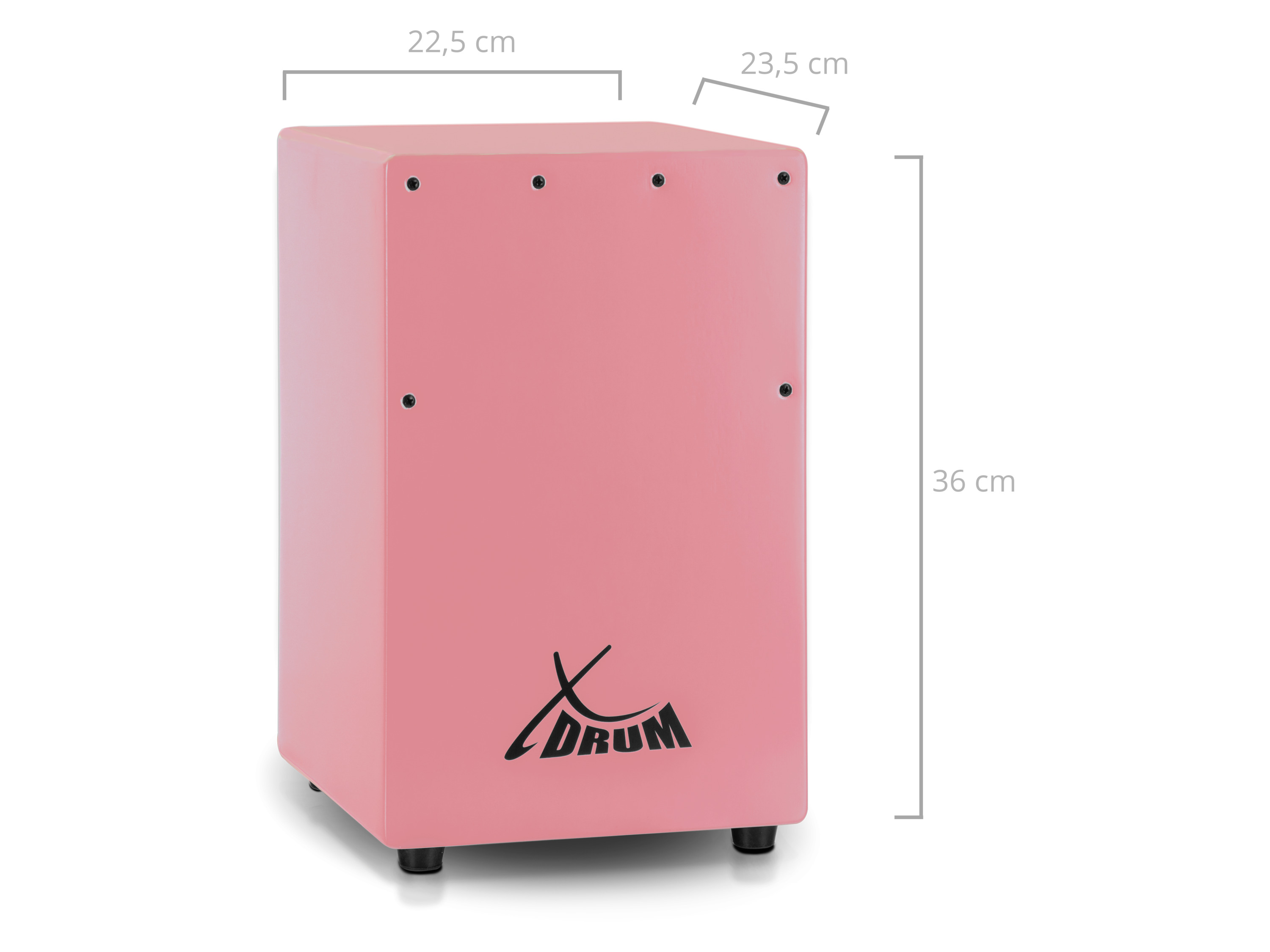 XDRUM Kinder-Cajon KC-37 (Pink) – Bild 3 von 4