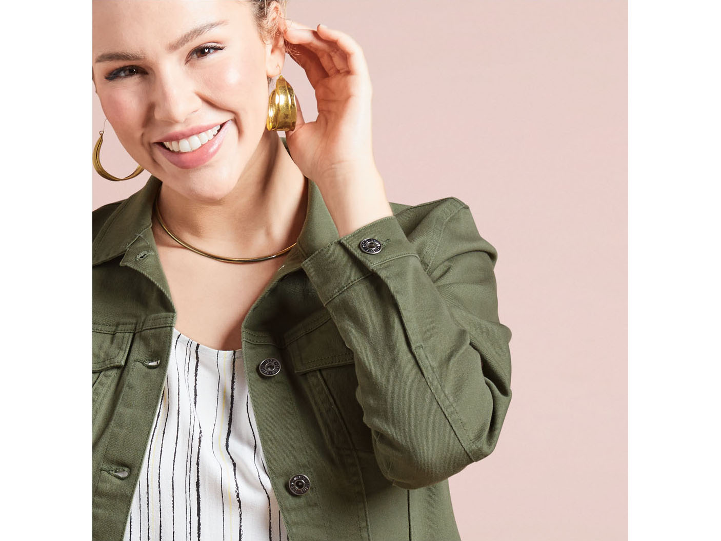 Thumbnail - esmara® Damen Jeansjacke (olive, 48)