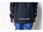 Dunkelblaue Kinderregenjacke mit Spider-Man-Hose.