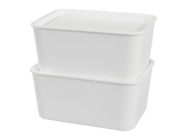 W5 Boxen mit Deckeln, 6 Stück