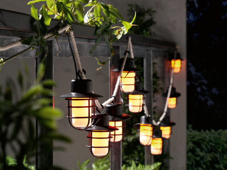 Gehe zu Vollbildansicht: LIVARNO home Lichterkette, mit Flammeneffekt - Bild 8