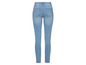 Hellblaue Skinny Jeans für Damen.