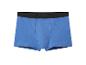 Blaue Herren-Boxershorts mit schwarzem Bund