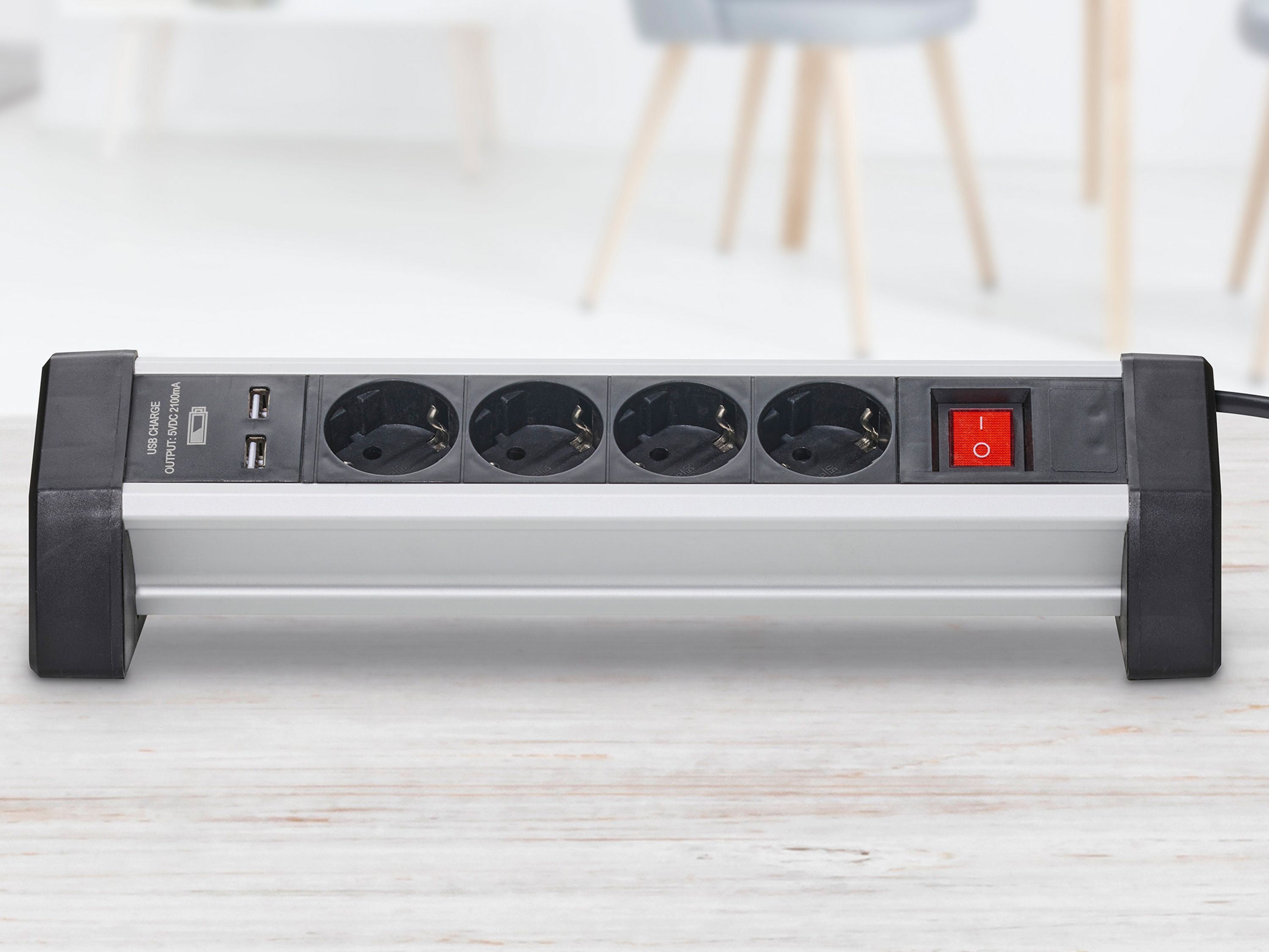 Thumbnail - SILVERCREST® Steckdosenleiste / Tischsteckdosenleiste (Achtung: LV OSDE) (Steckdosenleiste)