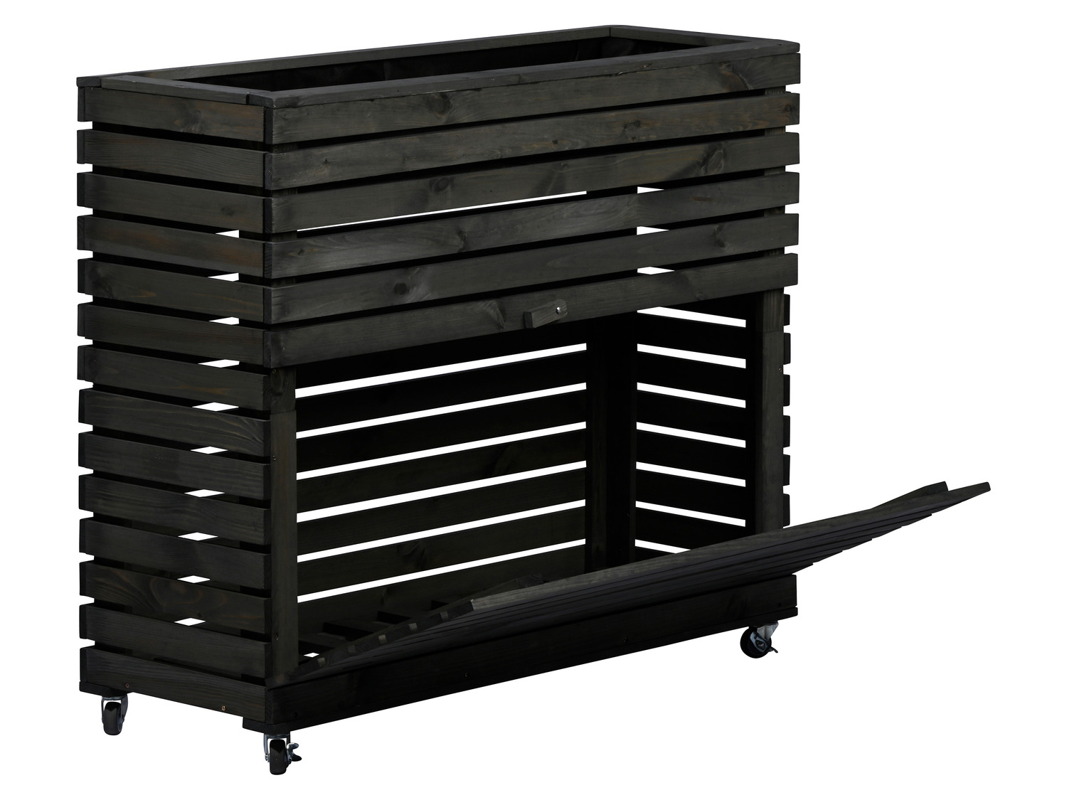 Handgefertigte Aufbewahrungsbox Kiefernholz - Mit Retro Schloss 22,5x22,5x10cm