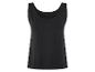 Einfaches schwarzes Damen-Tanktop.