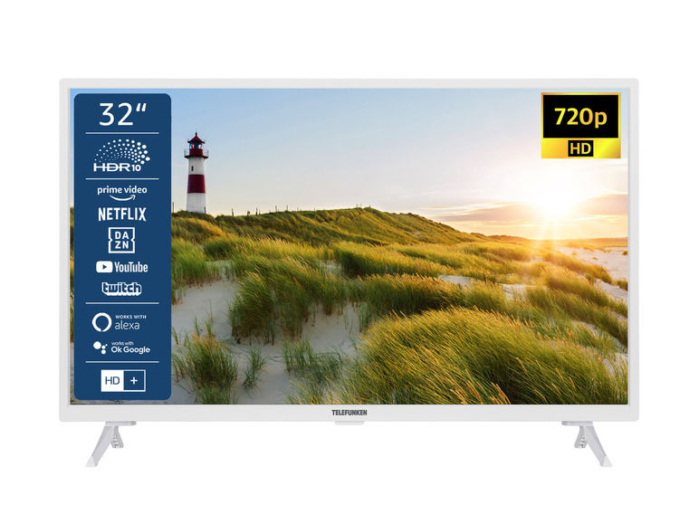 Gehe zu Vollbildansicht: TELEFUNKEN Fernseher »XH32SN550S-W« 32 Zoll (80 cm) Smart TV HD-Ready - Bild 1