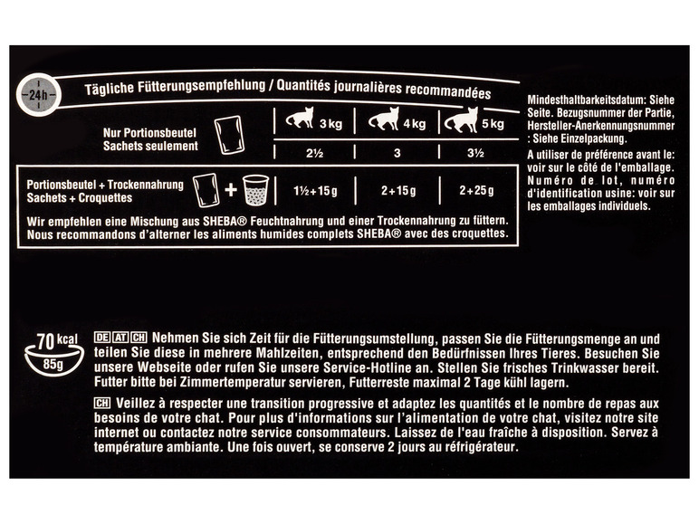 Gehe zu Vollbildansicht: Sheba Multipack Selection in Sauce Geflügel Variation, 4 x 12 x 85 g - Bild 5