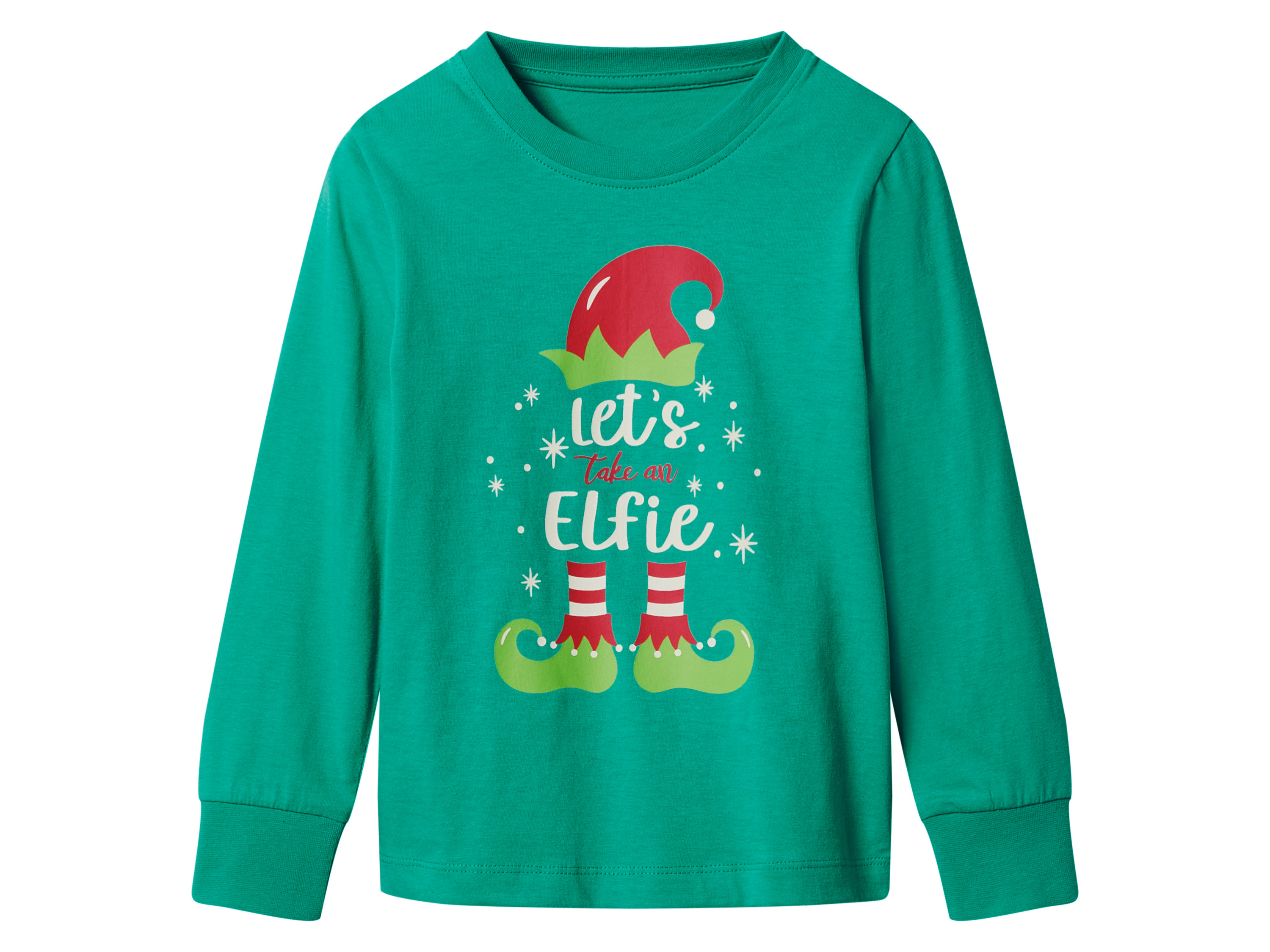 Thumbnail - lupilu® Kinder-Pyjama (Grün, 122/128)