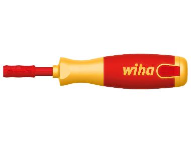 WIHA Schraubendreher mit Bit Magazin »LiftUp electric Schlitz«, mit 6 slimBits