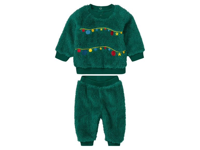 Gehe zu Vollbildansicht: lupilu® Baby Plüschanzug in niedlichem, weihnachtlichem Design - Bild 9