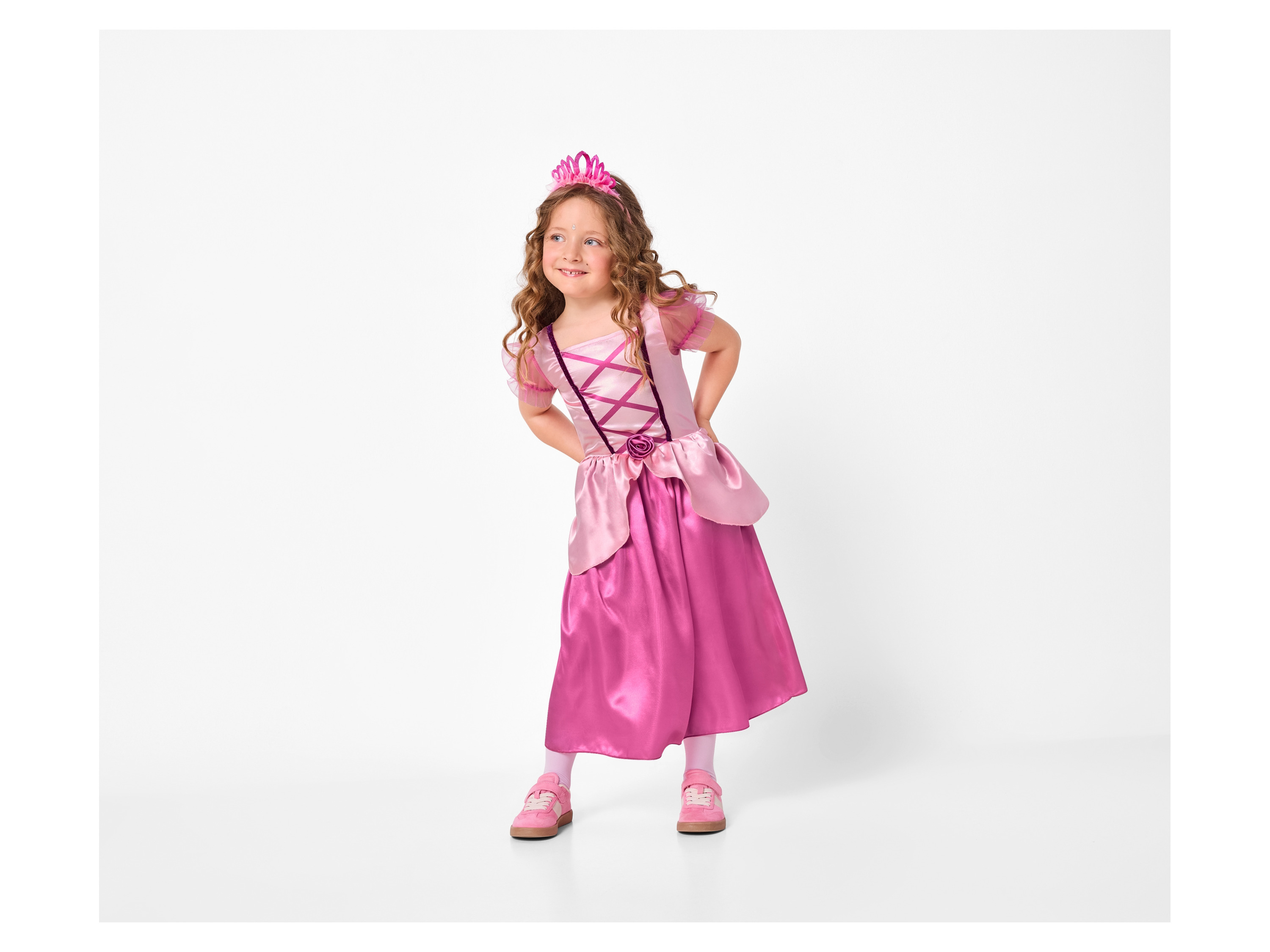 Kleinkinder Kinder Mädchen Kostüm Karneval (Prinzessin, 122/128) – Bild 2 von 4