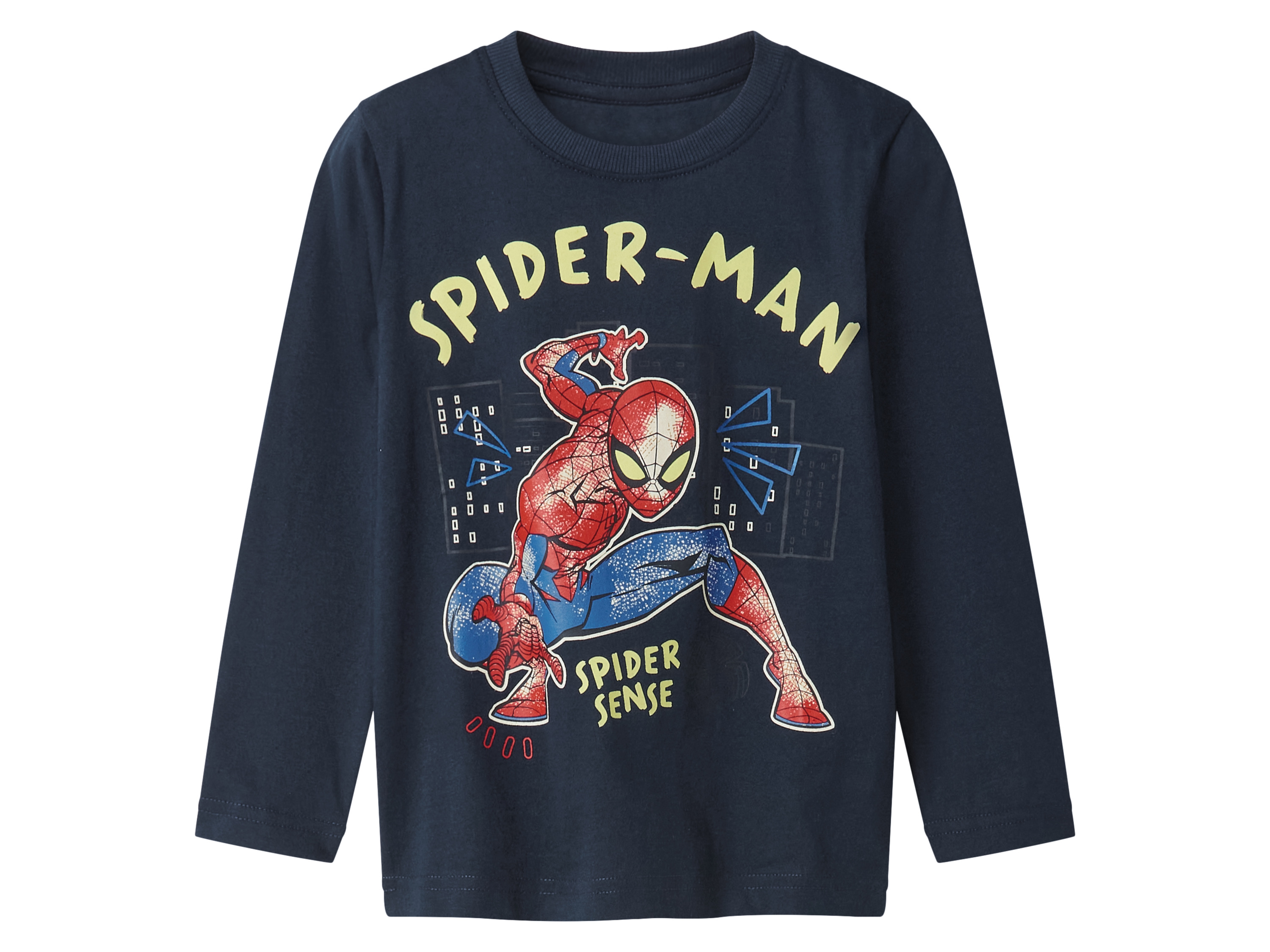 Thumbnail - Kleinkinder Pyjama (Navy, 98/104)