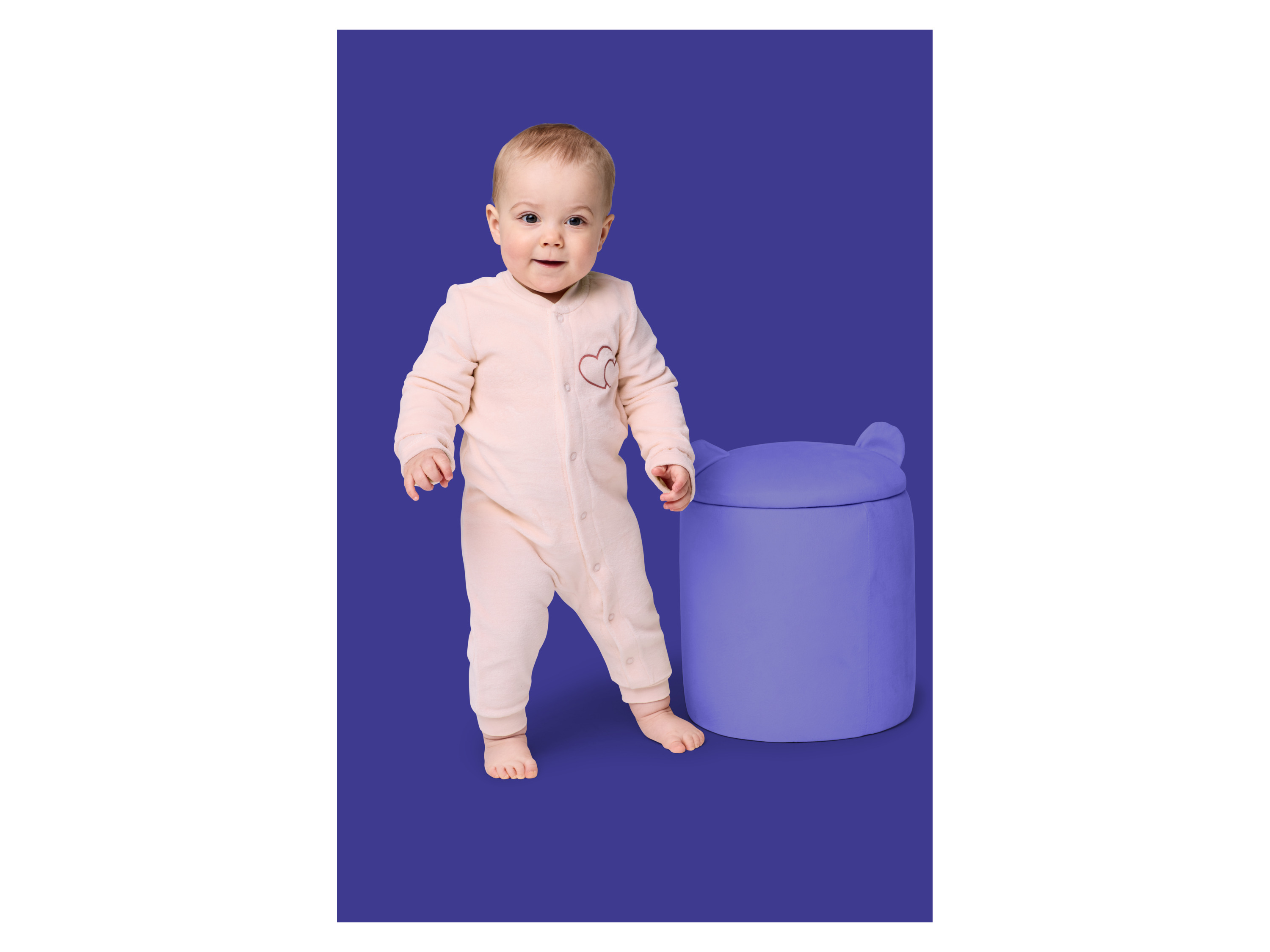 LUPILU® Baby Schlafoverall (Pink, 86/92) – Bild 2 von 3