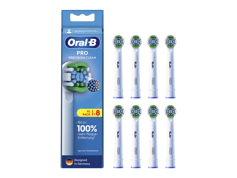 Gehe zu Vollbildansicht: Oral-B Pro Precision Clean Aufsteckbürsten, 8 Stück - Bild 1