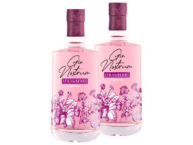 2 x 0,7-l-Flasche Spirituosenpaket Gin Nostrum Strawberry Gin 37, 5% Vol