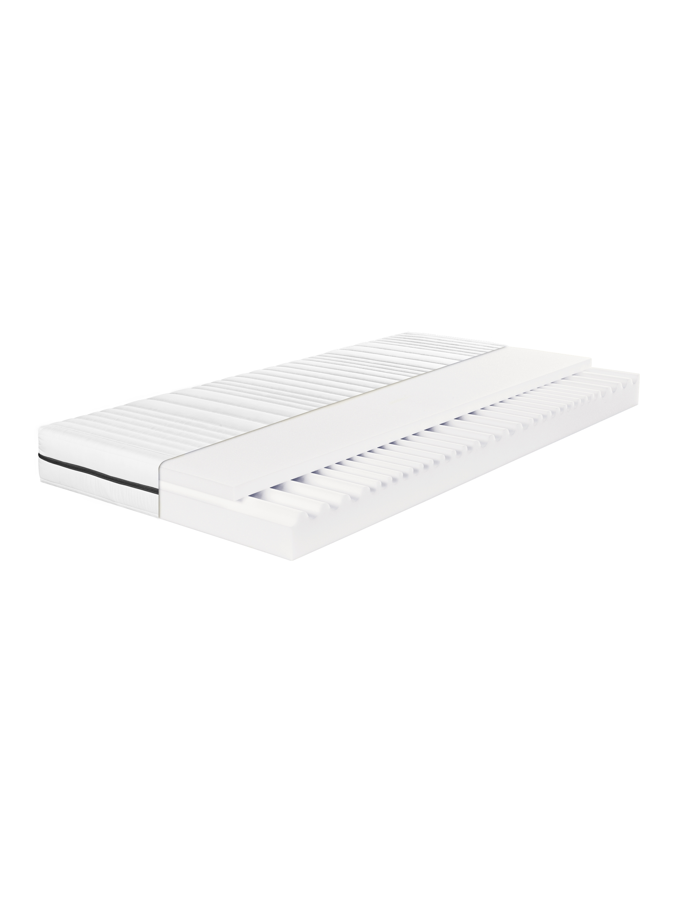LIVARNO HOME Komfortschaummatratze »Waves«, Wellenschnitt (H3, 100 x 200) – Bild 2 von 4