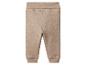 Beige gerippte Babyhose