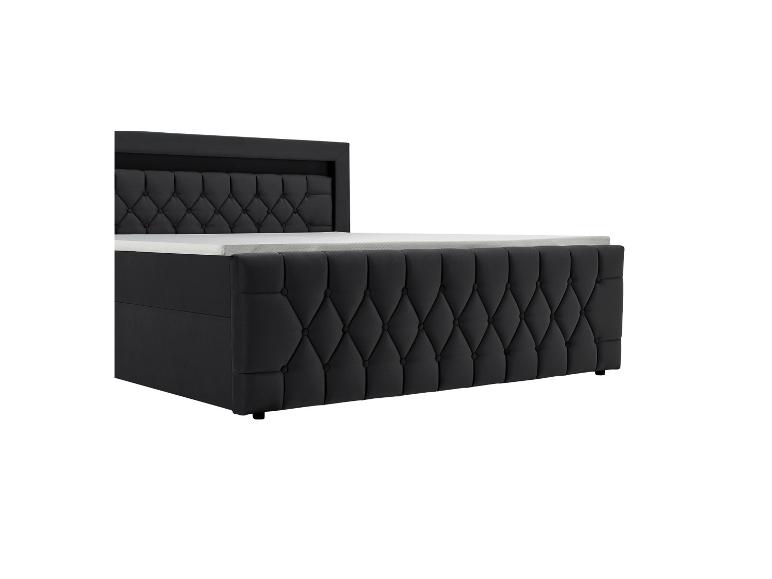 Boxspringbett Leona Samt