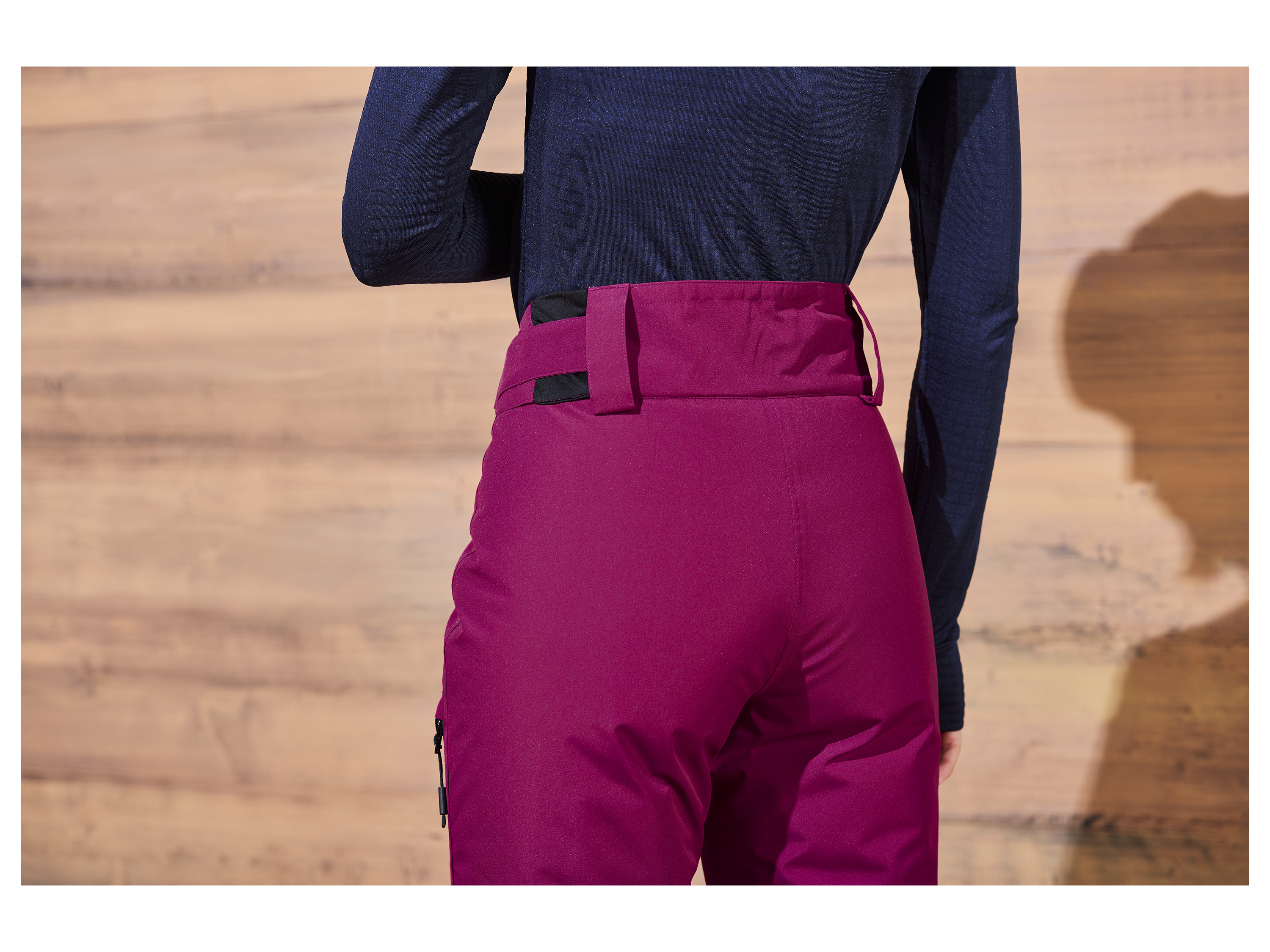 Thumbnail - CRIVIT Damen Skihose (Beere, 42)