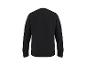 Schwarzes Langarm-Sweatshirt, Rückansicht