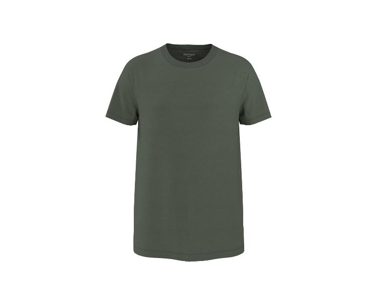 Dunkelgrünes kurzärmeliges Herren-T-Shirt