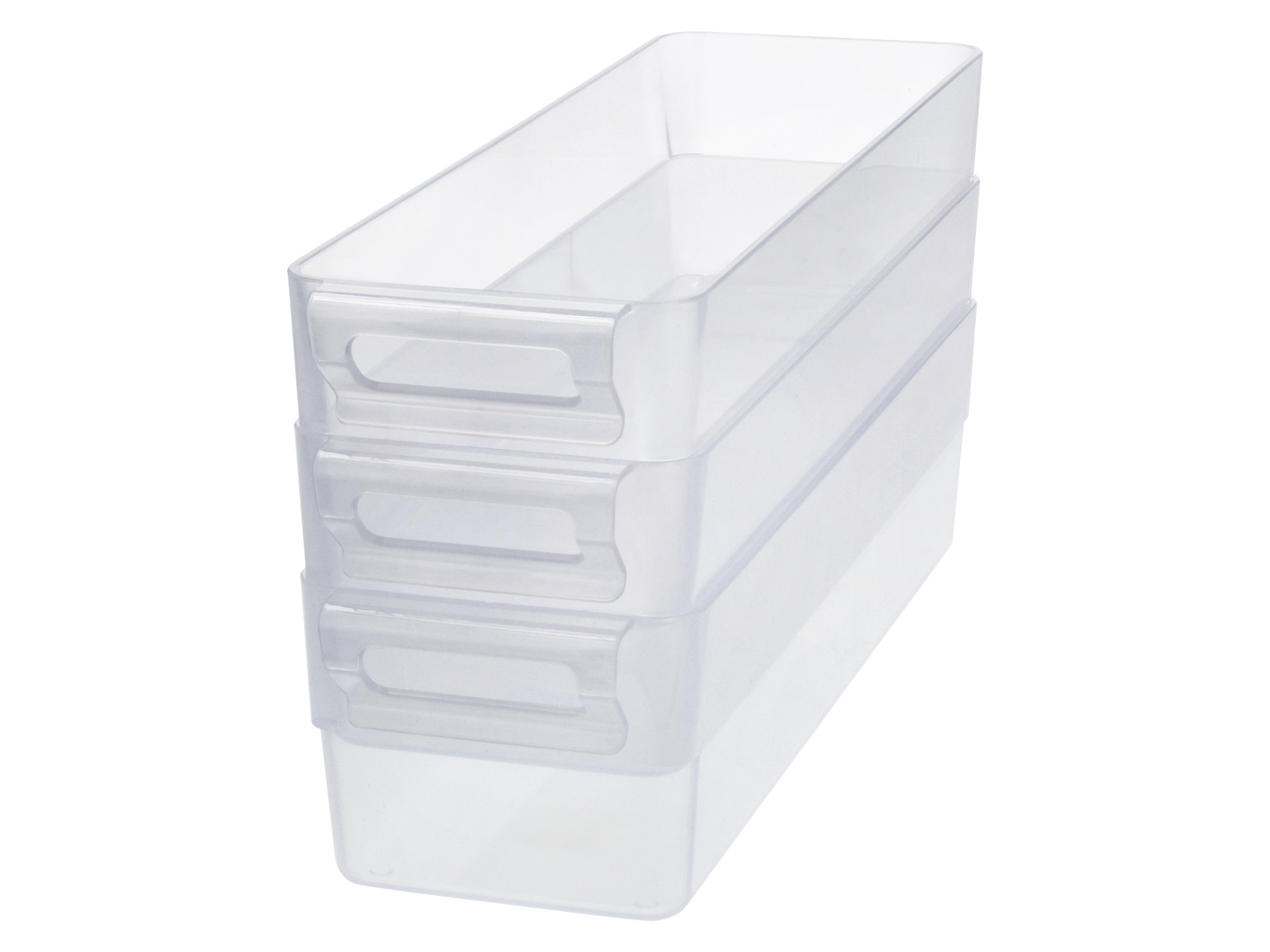 SILVERCREST® Kühlschrank Organizer ohne Deckel PP S 3er Set – Bild 4 von 4