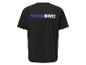 Schwarzes Power Moves T-Shirt: Sportbekleidung.