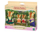 Sylvanian Families Spielzeugset mit der Highbranch Giraffenfamilie.