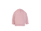 Rosa Baby-Sweatshirt mit Druckknöpfen am Nacken