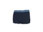 Dunkelblaue Herren-Boxershorts mit blauem Bund.