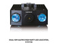 Lenco Party-Beleuchtung mit zwei 10W RGB-LED-Matrizen.