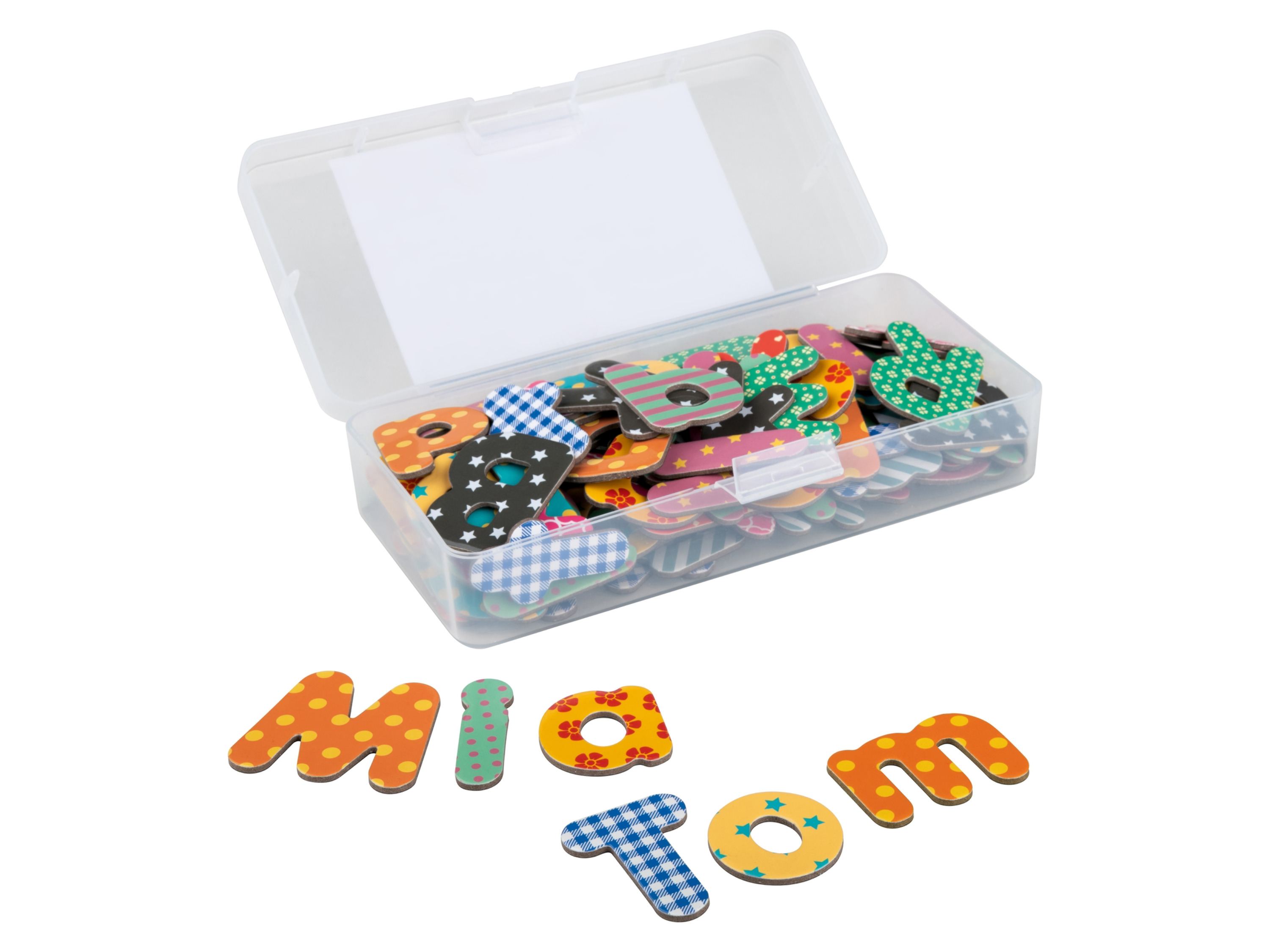 LUPILU® Magnetbox Alphabet, Zahlen, Motive FSC Mix (Buchstaben)