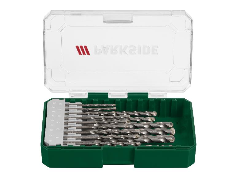 Parkside Bohrersatz in grüner Box.
