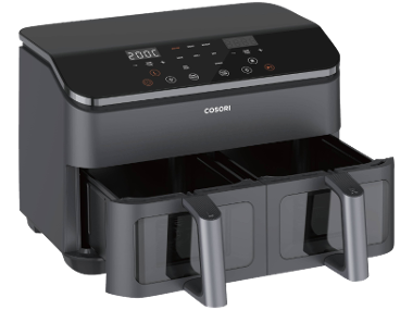 COSORI Heißluftfritteuse Dual Basket »CAF-R901-AEUR«, 8,5 Liter