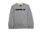 Graues Langarm-Sweatshirt für Herren mit Aufdruck auf der Vorderseite