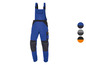 Blaue Arbeitshose mit Hosenträgern und Taschen