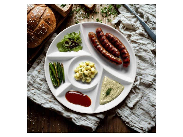 Fondueteller, 6-teilig