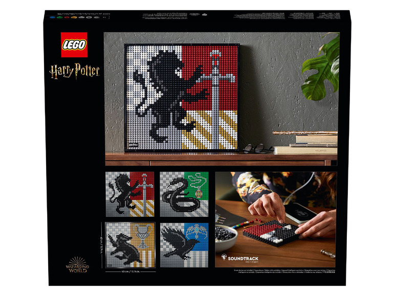 Gehe zu Vollbildansicht: LEGO® ART 31201 »Harry Potter™ Hogwarts™ Wappen« - Bild 10
