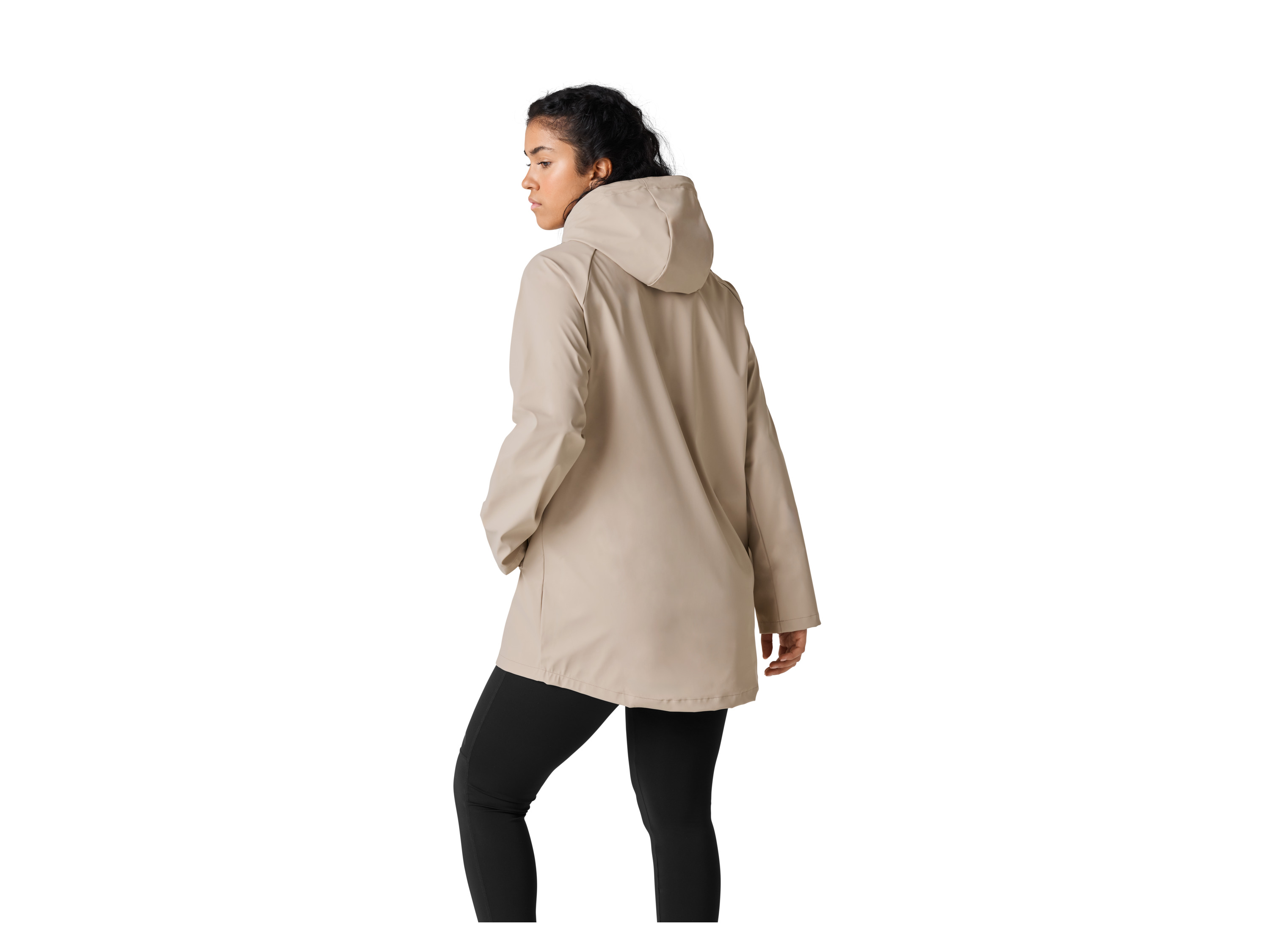 Thumbnail - CRIVIT Damen Regenparka (Beige, XS(32/34))
