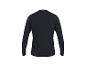 Schwarzes langärmeliges Thermo-T-Shirt für Herren, Rückansicht