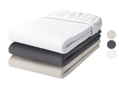 LIVARNO® Jersey-Spannbettlaken, 180-200 x 200 cm