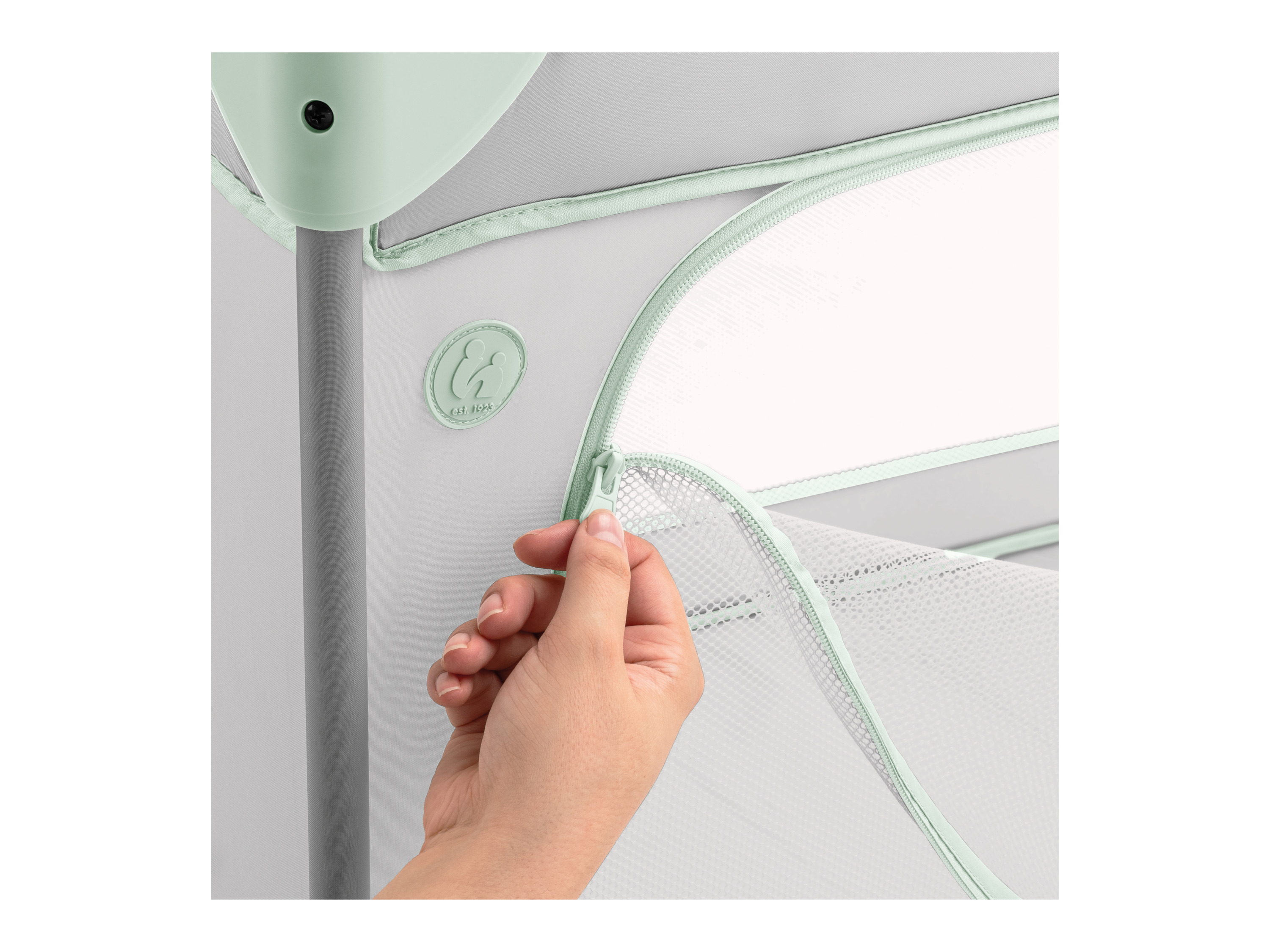 HAUCK Reisebett Dream N Play Plus Dusty (Mint) – Bild 2 von 4