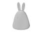 Graue Hasenlampe im minimalistischen Design